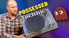 This Technics SL1500 turntable is behaving very weird - variable speed issue