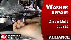 Speed Queen Washer - Will Not Spin - Drive Belt Repair
