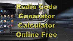 Radio Code Calculator for free