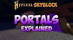 Portals explained in Hypixel Skyblock