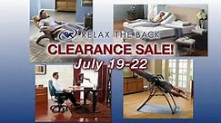 Relax the Back Clearance Sale TV Spot, 'Zero Gravity Recliners, Massage Chairs and Custom Pillows'