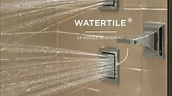KOHLER - The WaterTile® 54 nozzle bodyspray can be placed...