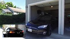 Watch Amazon’s Echo Pull a Tesla Model S Out of the Garage With a Voice Command