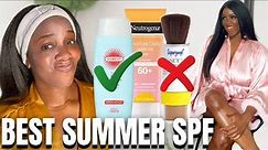 BEST SUMMER Sunscreen for Darker Skin (Face & Body)