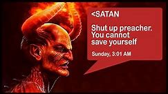 Priest Gets Angry Text Messages From The Devil