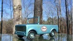 Seldom seen - All original & very clean 1960 ERTL ESKA International Harvester Scout 80 dealership promo , these wear given away at IH dealerships and shops that sold IH scouts when you bought or test drove the new 1960 International harvester scout. | Mike Jones