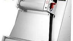 VEVOR Pizza Dough Roller Sheeter, Max 16" Automatic Commercial 370W Electric, Stainless Steel, Suitable for Noodle Pizza Bread and Pasta Maker Equipment