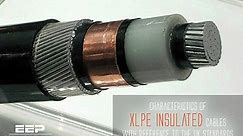 Characteristics of XLPE insulated cables