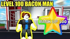 BACON HAIR gets RANK 100 HYPERDRIVE | Roblox Mad City
