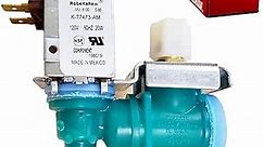 [W10238100 Valve OEM Mania] IMV-8100 W10238100 WPW10238100 W10498990 NEW OEM Produced for Whirlpool Kenmore Refrigerator Water Inlet Valve by Robertshaw Replacement Part W10342318 AP6017532