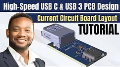 High-Speed USB C & USB 3 PCB Design and Current Circuit Board Layout Tutorial | USB Type C Connector