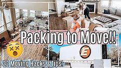 📦 WE'RE MOVING!! PACK WITH ME 2021 :: 22 of my BEST MOVING HACKS & TIPS + PACKING TIPS