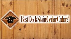Best Deck Stain Cedar Color