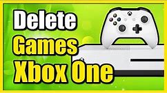 How to Delete & uninstall Games on Xbox One (Easy Tutorial)