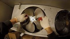 Refrigerator Repair: Replacing The Evaporator Fan Motor (Walk In Freezer)