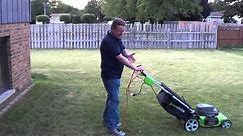 How to Use an Electric Lawn Mower - Electric Corded Lawn Mower