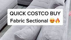 THOMASVILLE FABRIC SECTIONAL AT COSTCO! 😍 #costco #furniture #couch | costco sectional