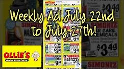Ollie's Bargain Outlet Weekly Ad ● July 22nd/27th 2022● BROWSE WITH ME @olliesbargainoutlet2500