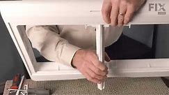 GE Refrigerator Repair - How to Replace the Crisper Shelf