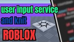 how to use user input service with knit in roblox studio