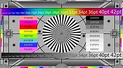 Monitor Color Test Monitor Farbtest RGB CMYK 4k | TecH FiberNeT