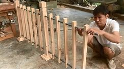 One Of The Ideas For Beginners // The Easiest Way To Make A Fence From Cheap Pallet Wood - DIY!