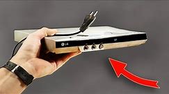 BRILLIANT IDEA WITH OLD DVD PLAYER!