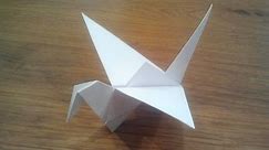 How To Make an Origami Flapping Bird