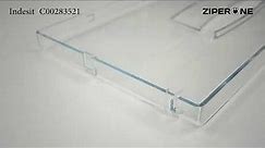 Indesit Fridge Freezer Upper/Middle/Lower Drawer Front C00283521 (04036)