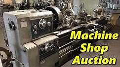 Machine Shop Auction: Preview Day