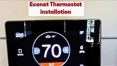 ECONET Thermostat Wiring and Installation- Step By Step