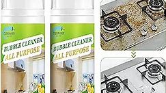 Kitchen Cleaner Spray, 2 Pack Degreaser Cleaner Heavy Duty, Bubble Cleaner Foam Spray Removes Stains, All Purpose Cleaning Spray For Range Hoods, Ovens, Grill, Pots, Sinks, Countertops, and Appliances