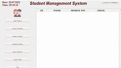 Student Management System with MySQL using Python (Part - 2)