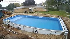 Radiant Vinyl Inground Swimming Pool Construction Install Time-Lapse