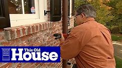 How to Attach Window Boxes to Brick Siding | This Old House
