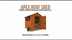 How to Build a Shiplap Apex Roof Shed | Tiger Sheds