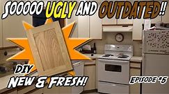 How to Build Shaker Cabinet Door | DIY Refacing Kitchen Cabinets