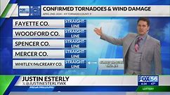 NWS: 9 EF-1 tornadoes confirmed in Kentucky