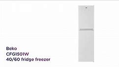 Beko CFG1501W 40/60 Fridge Freezer - White | Product Overview | Currys PC World
