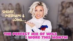 SHORT, MEDIUM & LONG WIGS... See the PERFECT MIX of WIGS I WORE THIS MONTH! ❤️❤️❤️ #WIGLIFE !