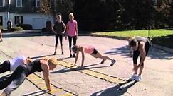 Bootcamp Fitness with no equipment by Kelly Albright