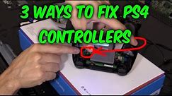3 WAYS TO FIX PS4 CONTROLLER: Not Working Doesn't Charge Won't Connect