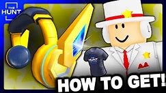 THE HUNT FREE ACCESSORY! HOW TO GET Vault Star Headphones & First Edition T-Shirt! (ROBLOX THE HUNT)