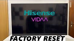 Hisense VIDAA Smart TV: How To Factory Reset TV