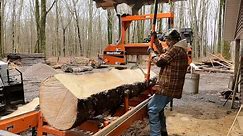 DIY Lumber from a Pine log on the sawmill.