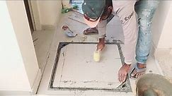 How to install Floor tiles over a Manhole Cover