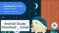 how To Download and Install Android Studio in 2023 | Android Studio Hedgehog | Windows 10, 11