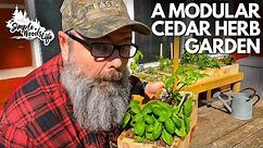 Building the best modular cedar herb planter of all time!