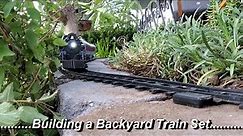 Backyard Train set