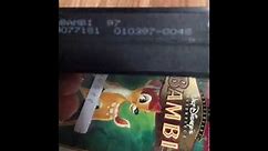 Bambi 1997 Vhs Review
